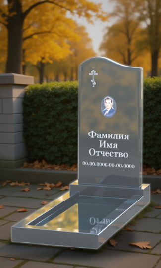 Памятник «Ока-064», серый гранит